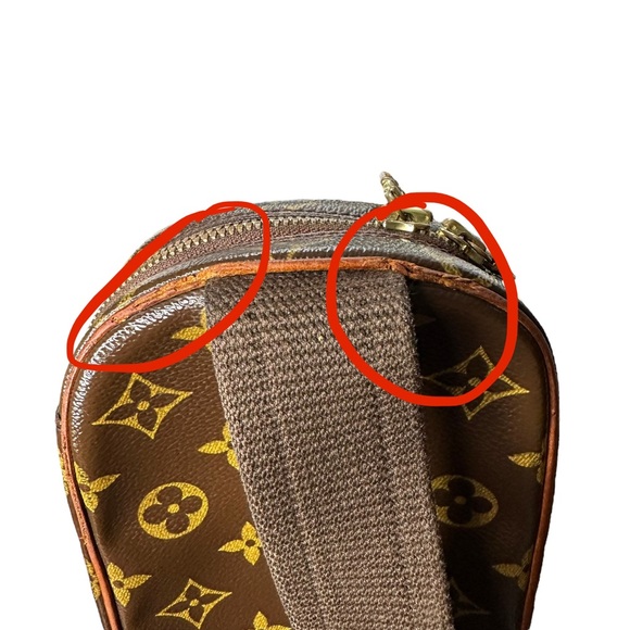 Louis Vuitton Brown and Gold Crossbody Bag - Picture 16 of 16
